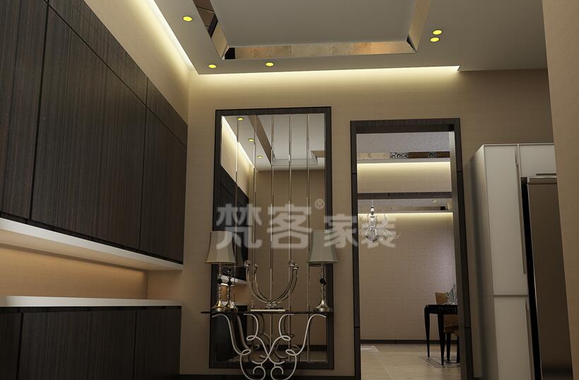 天津天鵝湖1號(hào)戶型圖，梵客家裝打造溫馨現(xiàn)代簡(jiǎn)約風(fēng)格
